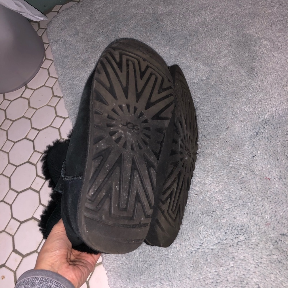 Black UGG boots